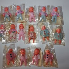 Пупсики резиновые Ари в упаковочке, 6,5 см. Новые, 1970 годы, ГДР