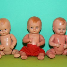 Пупсики из колкого пластика Schildkrot, черепашки, высота 8,5 см