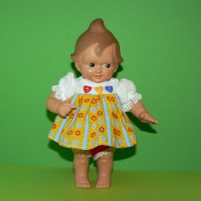 Очаровательная куколка-кьюпи Cellba Celluloid Warenfabrik, Germany