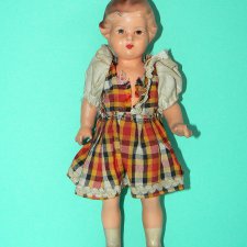 Красивая куколка из папье-маше ECW-E. Christian Wittig, 15,5 см