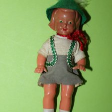 Мальчик с красивой лепкой из колкого пластика H.D.B.G.M. Germany, высота 11 см