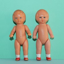 Резиновые ГДРовские куколки "TEBU" -Теоdor Buschbaum, высота 9,5 см Резиновые ГДРовские куколки "TEBU" -Теоdor Buschbaum, высота 9,5 см