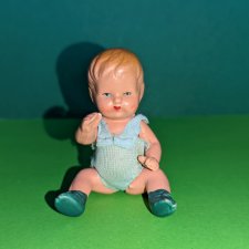Винтажные куклы и игрушки детства - Керамический пупсик пинеточник Ари ...