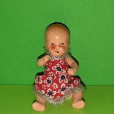 Керамический пупсик Hertwig с открытым ротиком, высота 9 см