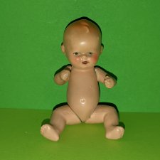 Керамический пупсик Hertwig с открытым ротиком, высота 10 см