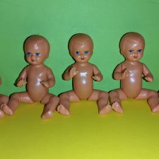 Пупсики из колкого пластика ES, Emil Schwenk, высота 10.5 см.