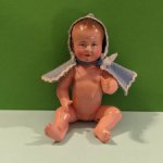 Целлулоидный пупсик Petit Colin, Франция, высота 12 см