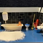 Ванная комната для маленьких куколок, пупсиков, ГДР