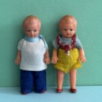 Куколки мальчики Tebu в родной одежде, высота 8 см