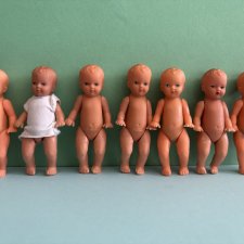 Резиновые пупсики Тебу, молд 109, высота 9 см