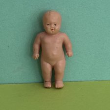 Редкий целлулоидный пупсик Minerva, высота 5 см