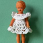 Куколка с рельефными волосами Emil Shwenk, высота 9 см