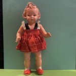 Очаровательная кареглазая кукла Milon Gehler Mige Мигешка, высота 22 см