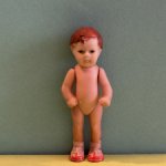 Ранняя резиновая куколка Ari, высота 8 см