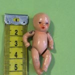 Маленький немецкий фарфоровый пупсик, высота 5,5 см