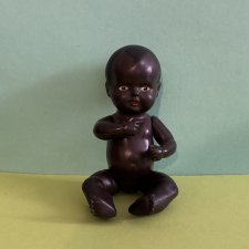 Целлулоидный пупсик негрик Schildkrot, высота 16 см