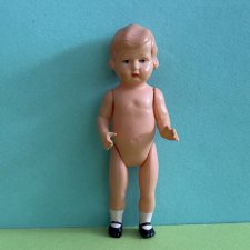 Целлулоидная куколка Minerva, высота 11,5 см