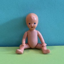 Чешский пупсик из колкого пластика, высота 8,5 см