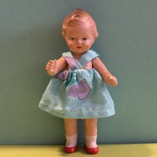 Очаровательная керамическая куколка Tebu с рельефными волосами, высота 14 см