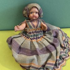 Целлулоидный пупсик Cellba с рельефными волосами, высота 9 см