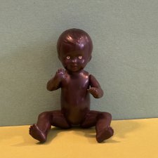 Немецкий пупсик негрик ES Emil Schwenk, высота 8 см