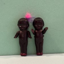 Целлулоидные японские негритята, высота 6 см