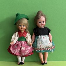 Итальянские куколки со спящими глазками, высота 11 см