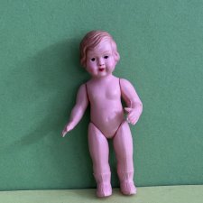 Целлулоидная куколка Celba с розовыми щечками, высота 7,5 см