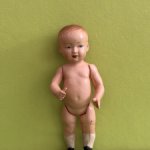 Целлулоидный пупсик Petit Collin, Франция, высота 12 см