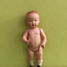 Целлулоидный пупсик Petit Collin, Франция, высота 12 см