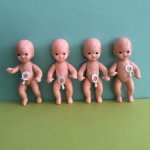 Чехословацкие пупсики Igra с соской, высота 8,5 см