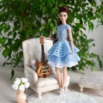 Платье голубое для Интегрити