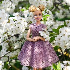 Платье для куклы Барби