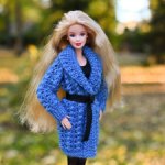 Кардиган для Барби