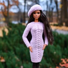 Туника и берет для Барби