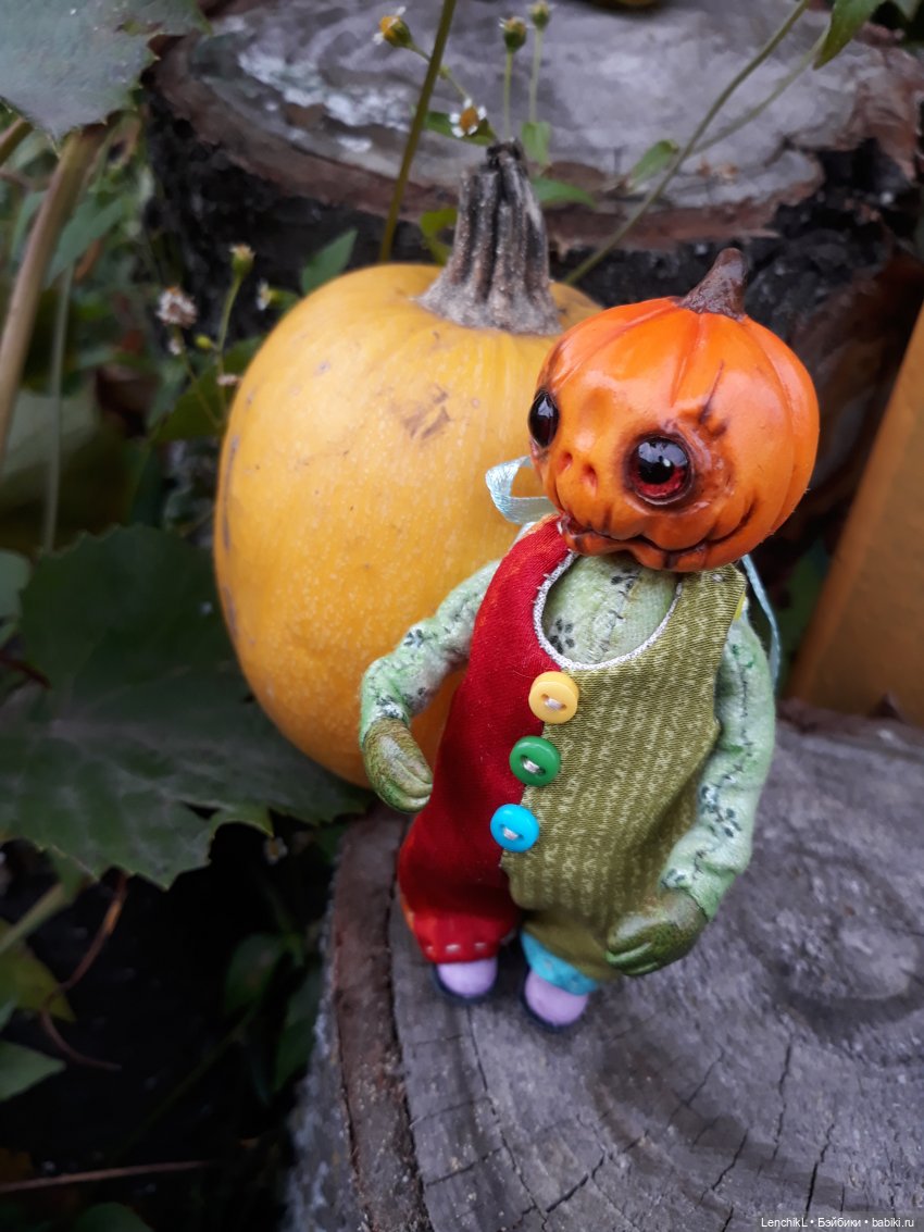 Тыквик — Домашние фото авторских игрушек: Тедди