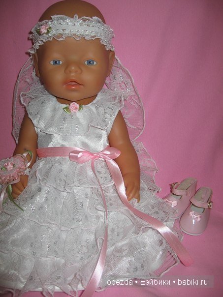 Платье невесты — Одежда и обувь для кукол своими руками: фото