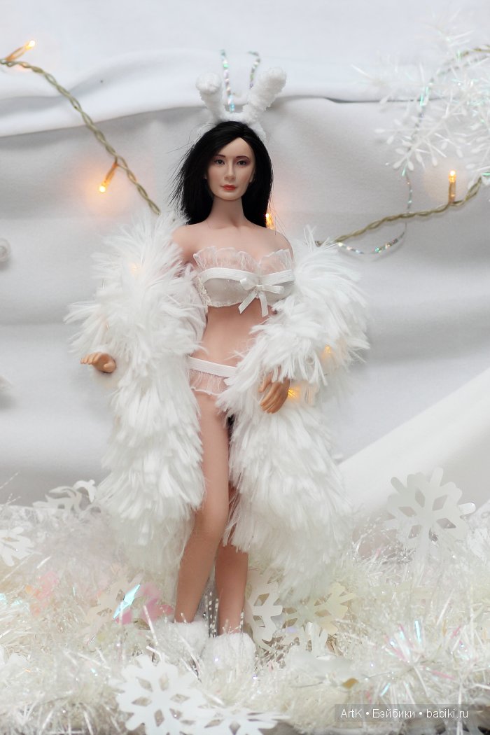 Белая и пушистая. Phicen — Куклы Phicen (TBLeague/Фицен): бесшовные тела (фото 2)