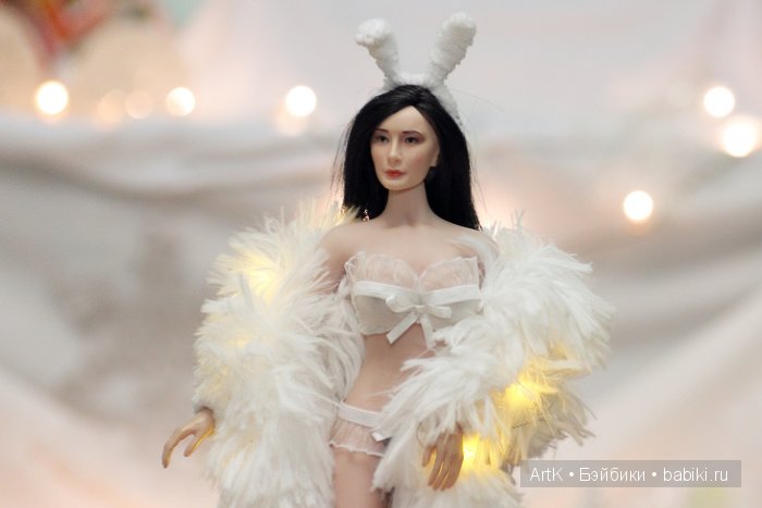 Белая и пушистая. Phicen — Куклы Phicen (TBLeague/Фицен): бесшовные тела (фото 3)