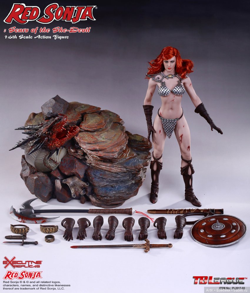 Red Sonja версия 2 от TBLeague (Phicen). Анонс (фото 8)