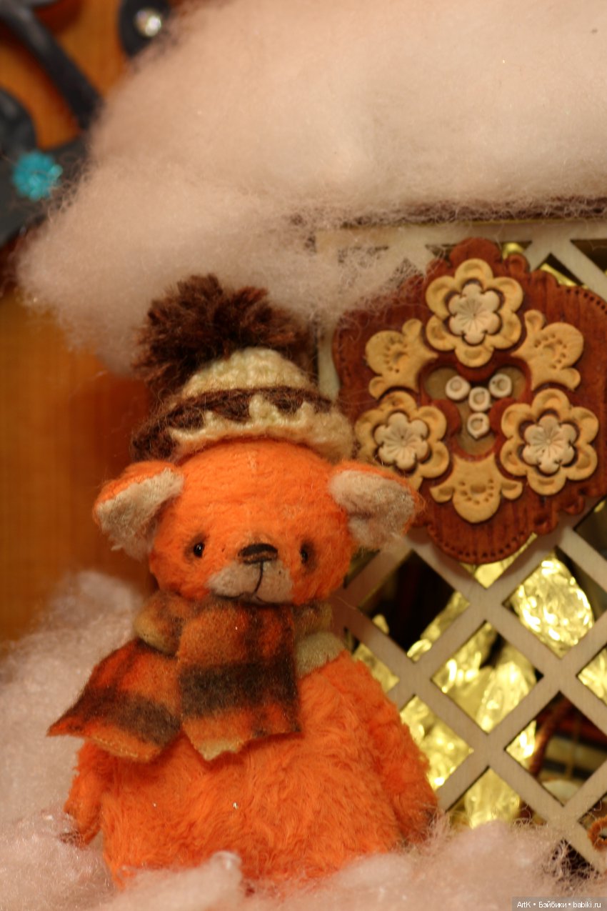 Зима на полке — Домашние фото авторских игрушек: Тедди (фото 2)