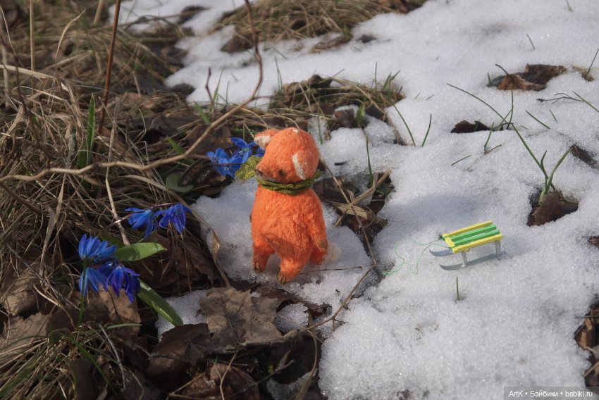 Весеннее путешествие — Домашние фото авторских игрушек: Тедди (фото 6)