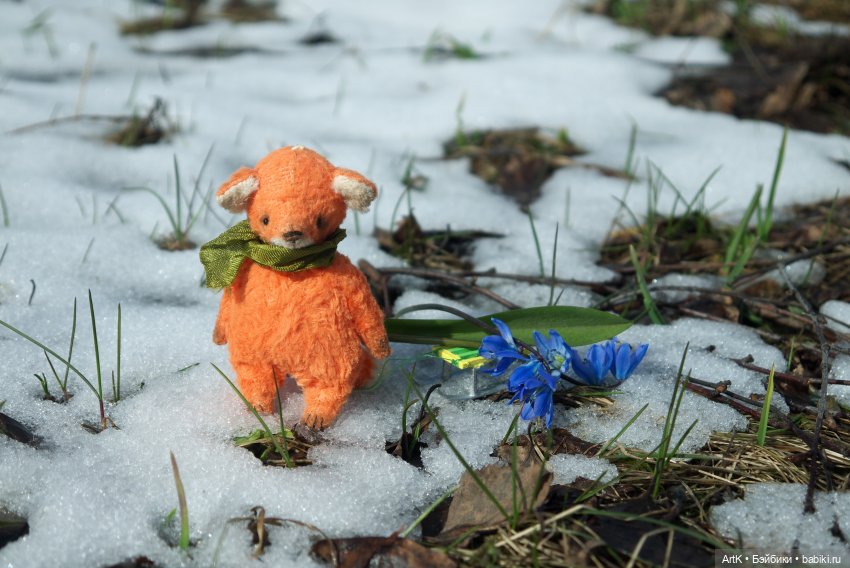 Весеннее путешествие — Домашние фото авторских игрушек: Тедди (фото 7)