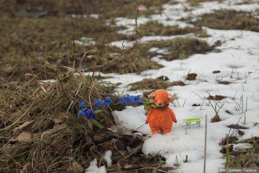 Весеннее путешествие — Домашние фото авторских игрушек: Тедди (фото 5)