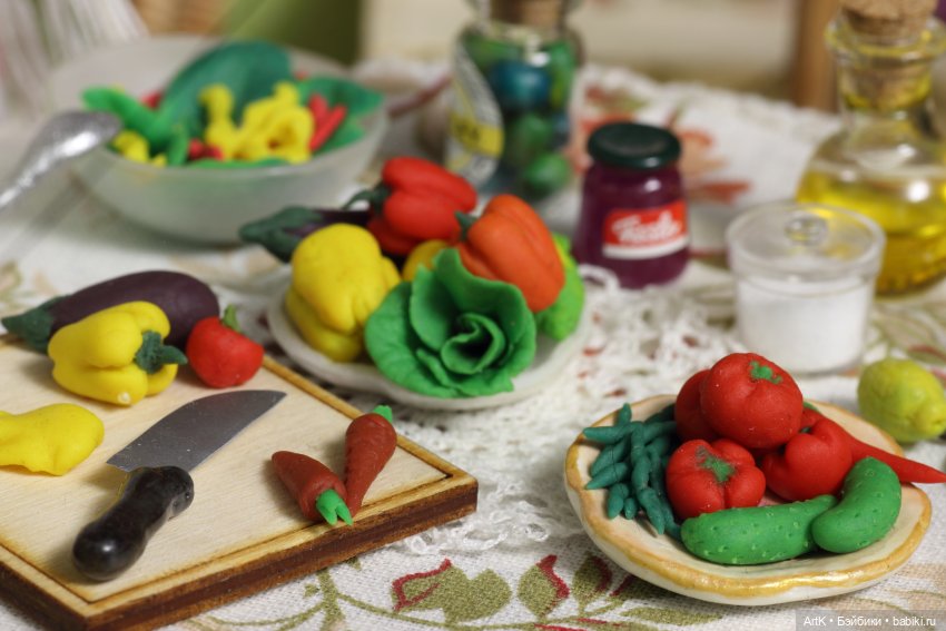 Яркие витаминки — Кукольная миниатюра своими руками: еда (фото 4)