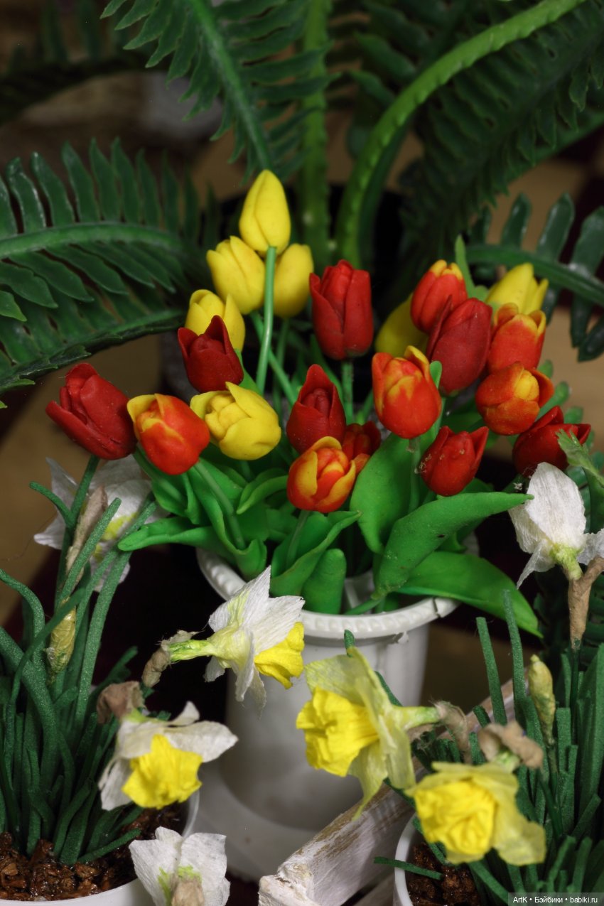 Нарциссы 1/6 — Кукольная миниатюра своими руками: еда (фото 8)