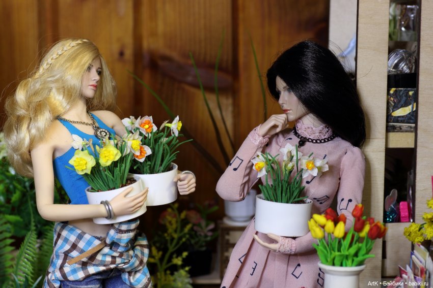 Нарциссы 1/6 | Бэйбики Нарциссы 1/6 — Кукольная миниатюра своими руками: еда (фото 4)