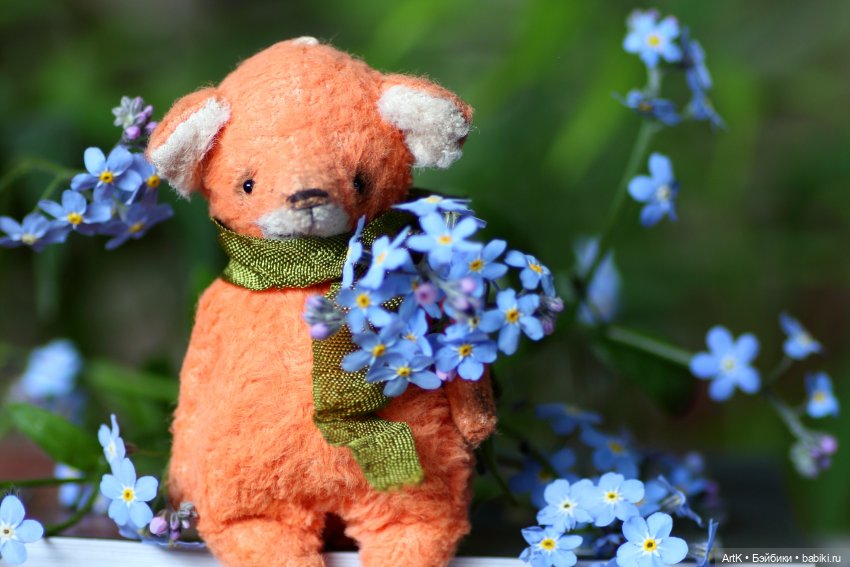 Семь цветов радуги — Домашние фото авторских игрушек: Тедди (фото 5)