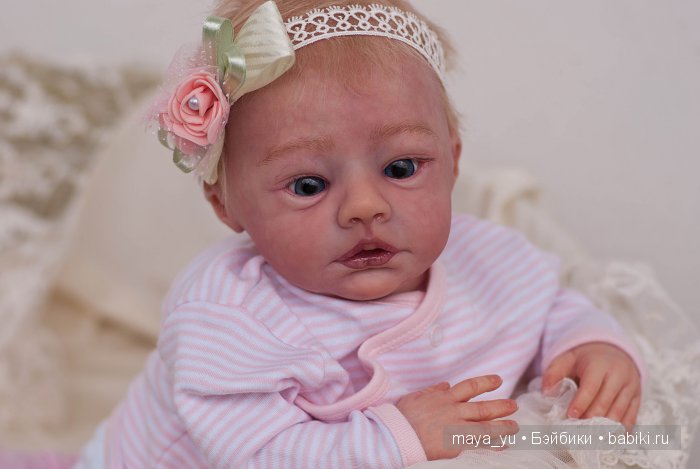 Кукла реборн Moritz - в моем варианте очаровательная девочка (фото 5)