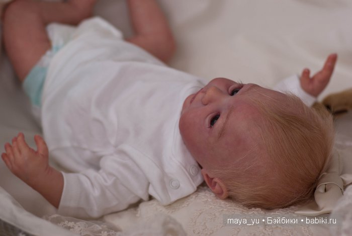 Кукла реборн Moritz - в моем варианте очаровательная девочка (фото 8)